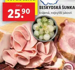 Lidl BESKYDSKÁ ŠUNKA, 100 g nabídka