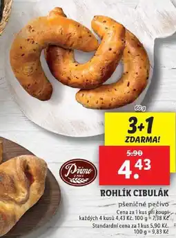 Lidl ROHLÍK CIBULÁK, 60 g nabídka