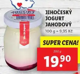 Lidl JIHOČESKÝ JOGURT JAHODOVÝ, 200 g nabídka