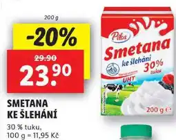Lidl SMETANA KE ŠLEHÁNÍ, 200 g nabídka