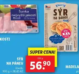 Lidl SÝR NA PÁNEV, 200 g nabídka