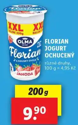 Lidl FLORIAN JOGURT OCHUCENÝ, 200 g nabídka