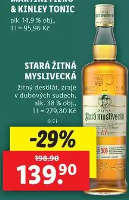 Lidl STARÁ ŽITNÁ MYSLIVECKÁ, 0,5 l nabídka