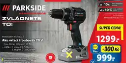 Lidl Aku vrtací šroubovák 20 V nabídka