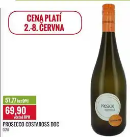Ratio PROSECCO COSTAROSS DOC 0,75l nabídka