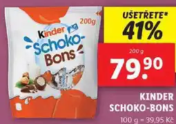 Lidl KINDER SCHOKO-BONS, 200 g nabídka