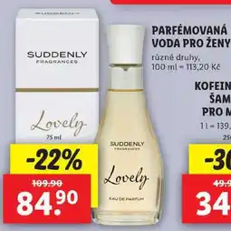 Lidl PARFÉMOVANÁ VODA PRO ŽENY, 75 ml nabídka