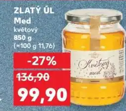 Kaufland ZLATÝ ÚL Med květový nabídka