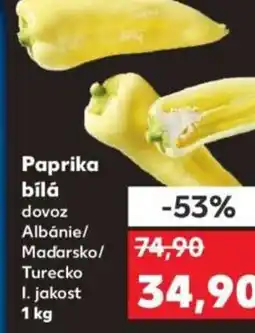 Kaufland Paprika bílá nabídka