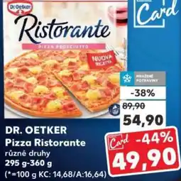 Kaufland DR. OETKER Pizza Ristorante nabídka