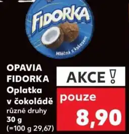 Kaufland OPAVIA FIDORKA Oplatka v čokoládě nabídka
