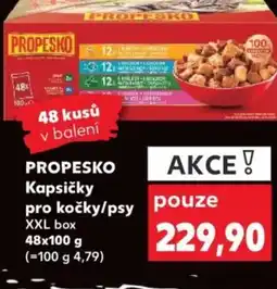 Kaufland PROPESKO Kapsičky pro kočky/psy pouze nabídka