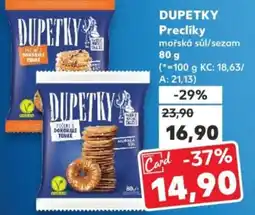 Kaufland DUPETKY Precliky mořská sůl/sezam nabídka