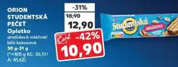 Kaufland ORION Studentská pečeť Oplatka nabídka