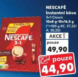 Kaufland NESCAFÉ Instantní káva 3v1 Classic nabídka