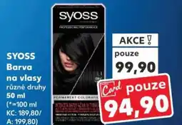 Kaufland SYOSS Barva na vlasy nabídka