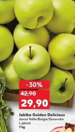 Kaufland Jablka Golden Delicious nabídka