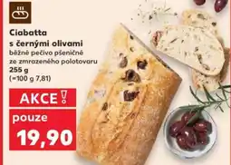 Kaufland Ciabatta s černými olivami nabídka