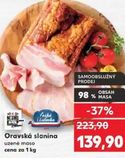 Kaufland Oravská slanina uzené maso nabídka