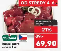 Kaufland Kuřecí játra nabídka
