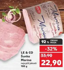 Kaufland LE & CO Šunka Marina nabídka