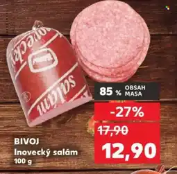 Kaufland BIVOJ Inovecký salám nabídka