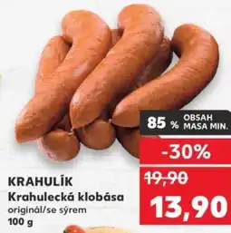 Kaufland KRAHULIK Krahulecká klobása nabídka