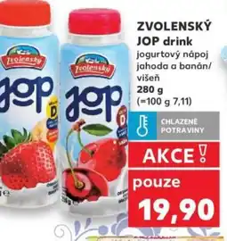 Kaufland ZVOLENSKÝ JOP drink nabídka