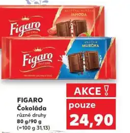Kaufland FIGARO Čokoláda nabídka