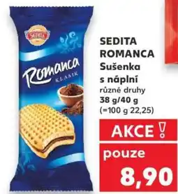 Kaufland SEDITA ROMANCA Sušenka s náplní nabídka