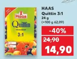 Kaufland HAAS Quittin 3:1 nabídka