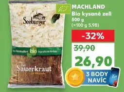 Kaufland MACHLAND Bio kysané zelí nabídka