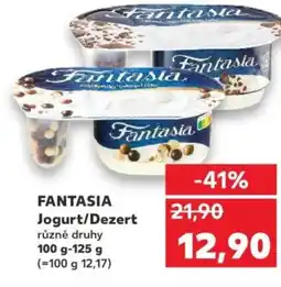 Kaufland FANTASIA Jogurt/Dezert nabídka