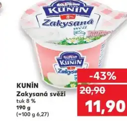 Kaufland KUNIN Zakysaná svěží nabídka