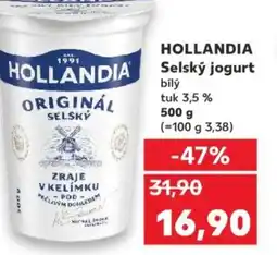 Kaufland HOLLANDIA Selský jogurt nabídka