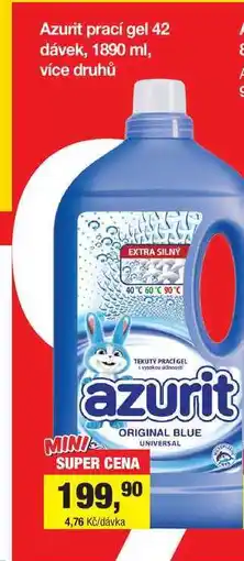 Šlak Azurit prací gel 42 dávek, 1890 ml, více druhů nabídka