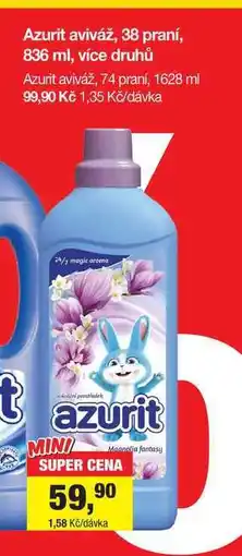 Šlak Azurit aviváž, 38 praní, 836 ml, více druhů nabídka