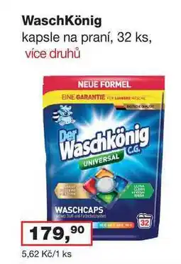 Ráj drogerie Waschkönig kapsle na praní, 32 ks, více druhů nabídka