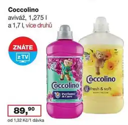Ráj drogerie Coccolino aviváž, 1,275 l nabídka