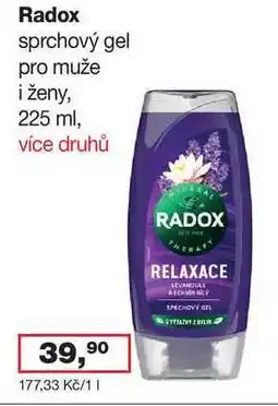 Ráj drogerie Radox sprchový gel pro muže i ženy, 225 ml, více druhů nabídka