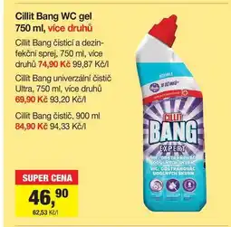 Šlak Cillit Bang čisticí a dezinfekční sprej, 750 ml, více druhů nabídka