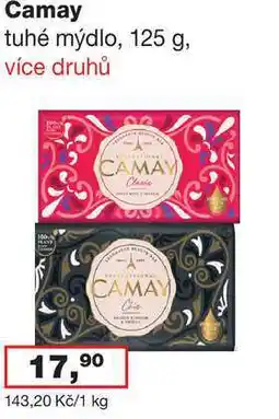 Ráj drogerie Camay tuhé mýdlo, 125 g, více druhů nabídka