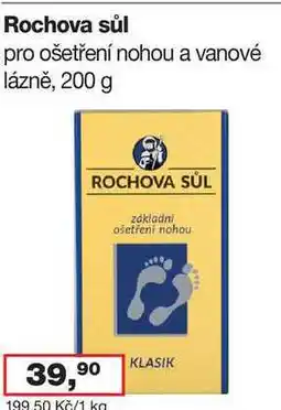 Ráj drogerie Rochova sůl pro ošetření nohou a vanové lázně, 200 g nabídka