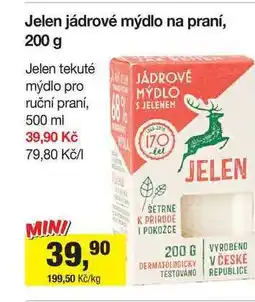 Šlak Jelen jádrové mýdlo 200g nabídka