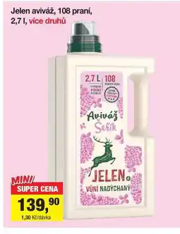 Šlak Jelen aviváž, 108 praní, 2,7 l nabídka