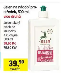 Šlak Jelen na nádobí prostředek, 500 ml nabídka