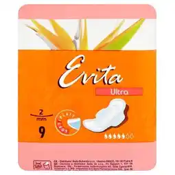 Ráj drogerie Evita Ultra hygienické vložky, vybrané druhy nabídka