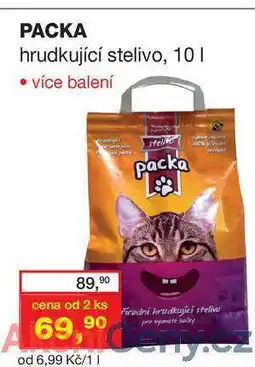 Ráj drogerie PACKA hrudkující stelivo, 10l nabídka