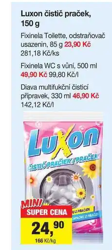 Šlak Luxon čistič praček, 150 g nabídka