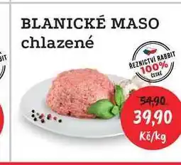 RABBIT řeznictví BLANICKÉ MASO chlazené 1kg nabídka
